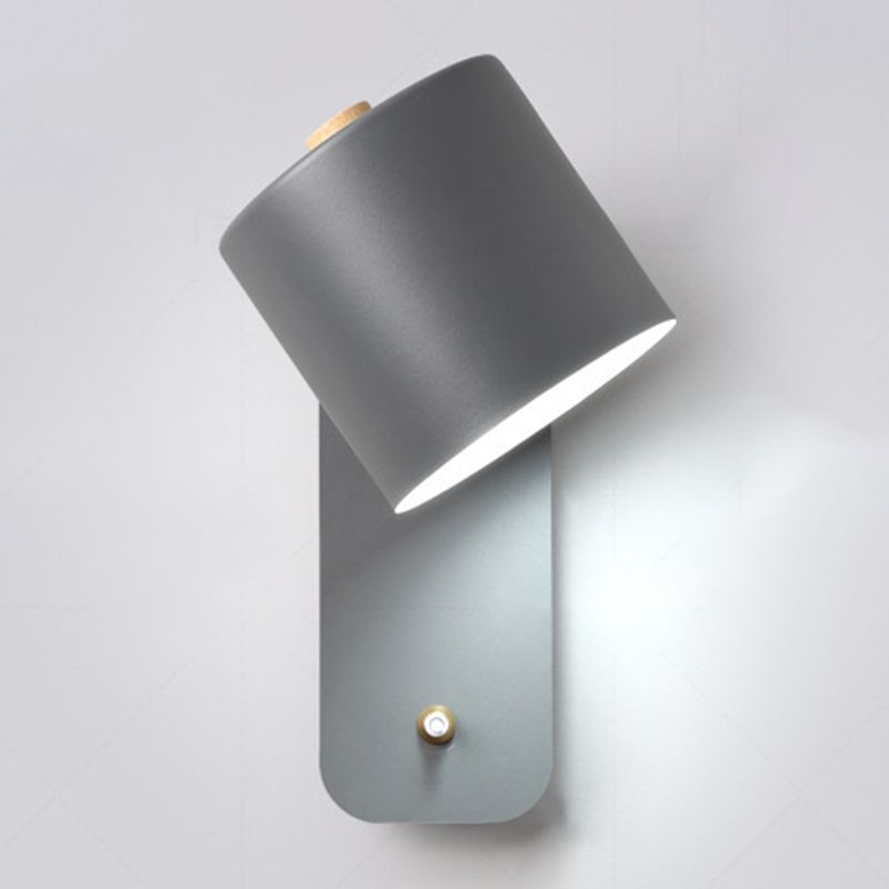 1-Licht-Halbzylinderwandbeleuchtung moderner Metallwandmontage-Leuchte mit Metallwand