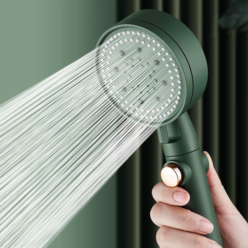 Contemporary Handheld Shower Head High Flow 4-Spray Patterns Wall-Mount Showerhead