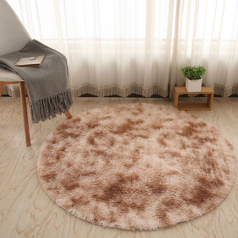 Chique meerkleurig vloerkleed in Scandinavische stijl Shag Tie Dye vloerkleed Machinewasbaar antislip achterkant Vlekbestendig tapijt voor huisdecoratie