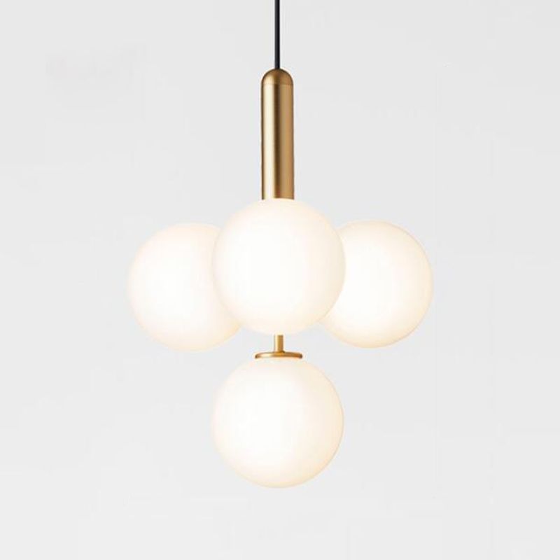 Glass Chandelier Lighting Fixture Modern Chandelier Pendant Light for Living Room