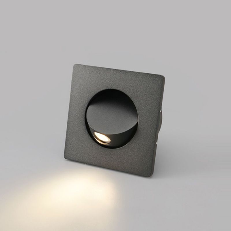 Geometric Shape Metal Wall Sconce Modern Single Light Wall Mounted Light