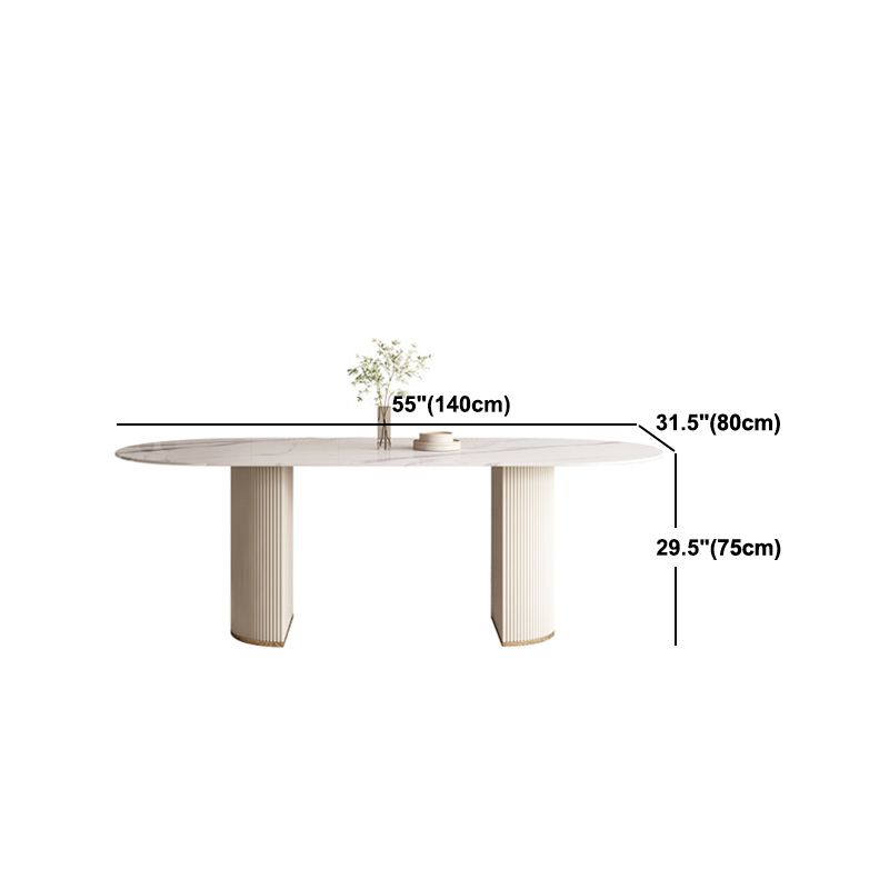 1/4/5/7 Pcs Dining Table Furniture Sintered Stone Dining Table Set