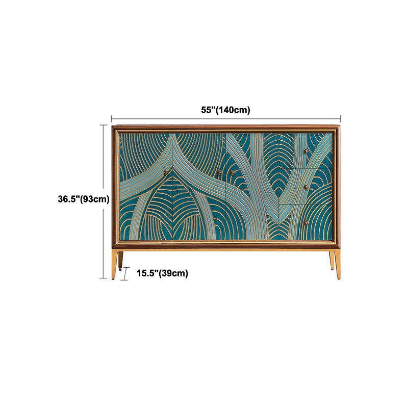 Lingerie Chest with Wood Top and Legs Chest with Drawers for Bedroom