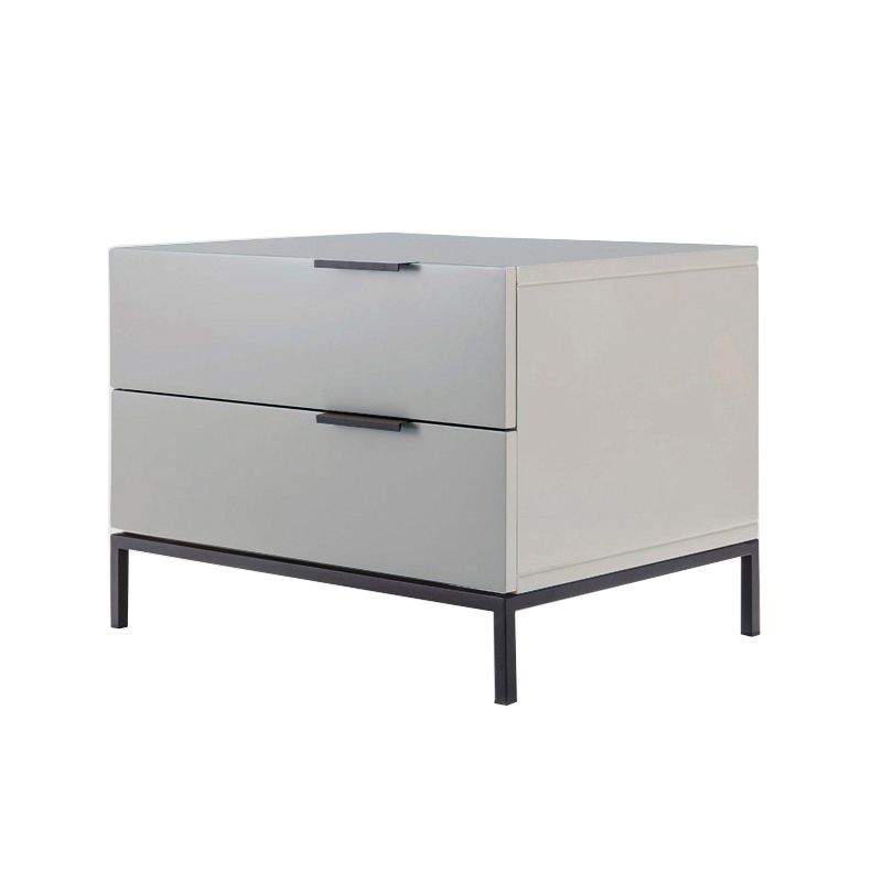 Wooden Drawer Storage Bed Nightstand Modern Night Table for Bedroom