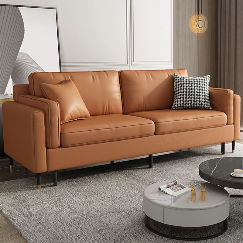 33" Wide Contemporary Sleeper Sofa Futon Orange Sleeper Sofa