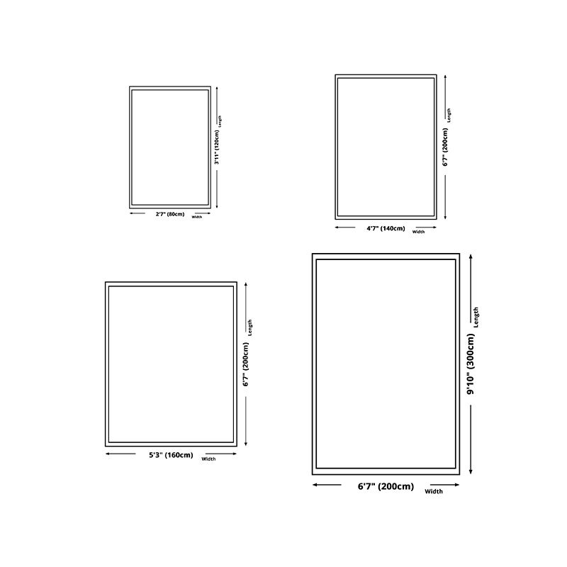 Orange moderner Teppich Polyester abstrakter Muster Teppich Fleckenfester Teppich für Salon