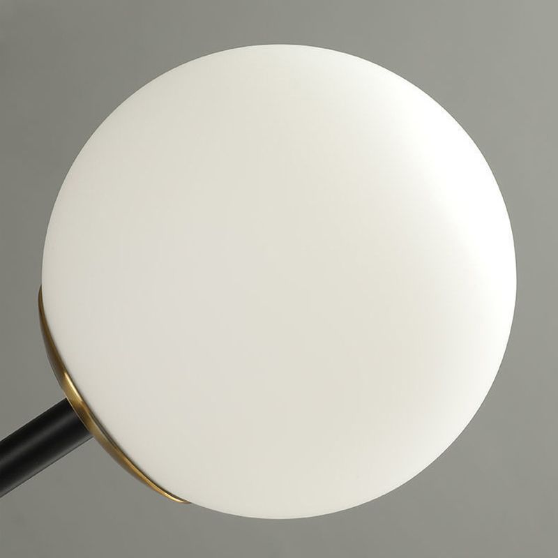 Ball Glass Island Lighting Fixture Light Nordic Style Island Chandelier Light with Angel Decor