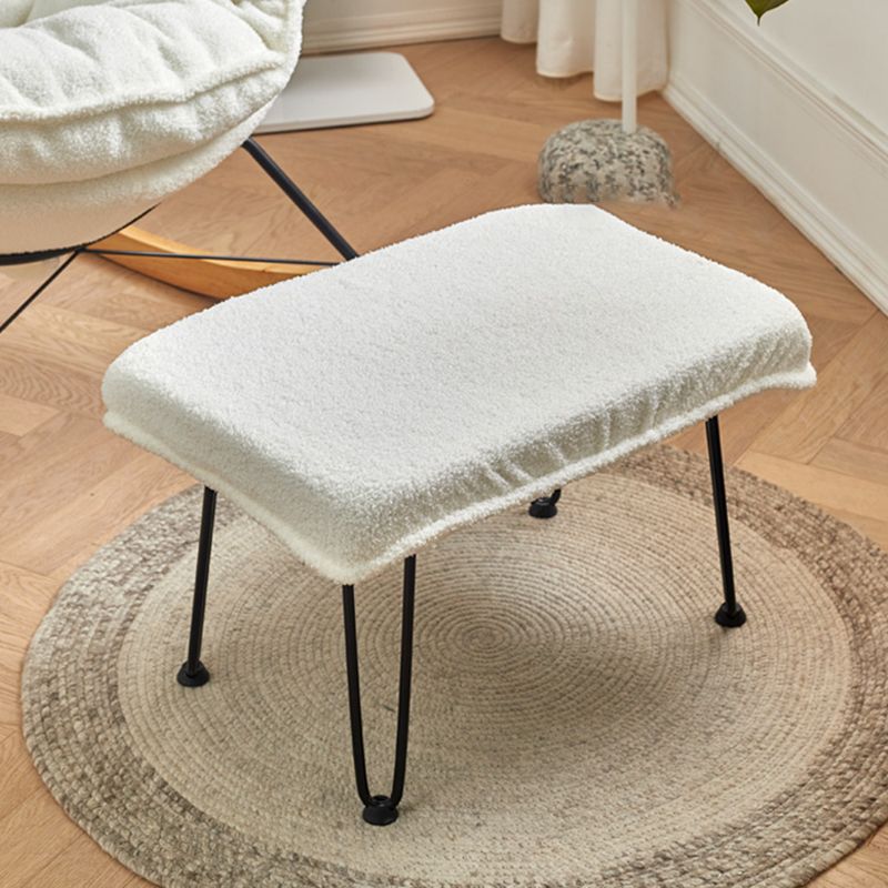 High Back Rocking Chair Ergonomic with Padded Seat Rocker Chair  with Ottoman