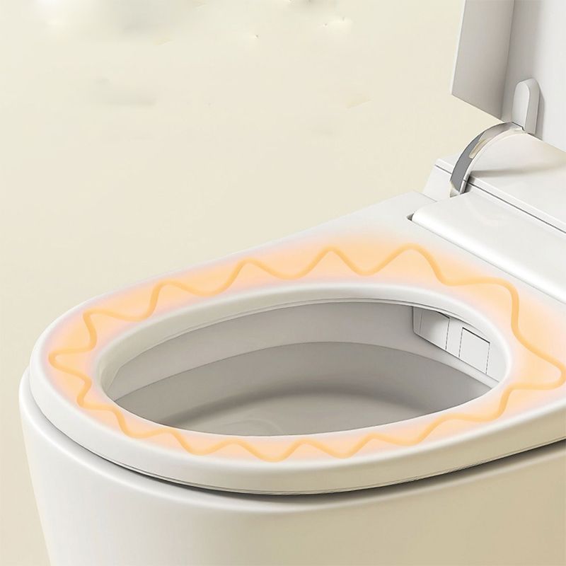 One Piece Toilet Siphon Jet Toilet Modern Porcelain Floor Mounted Flush Toilet