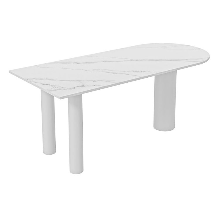 Contemporary 3-foot Dining Table Stone Dining Room Furniture for Home