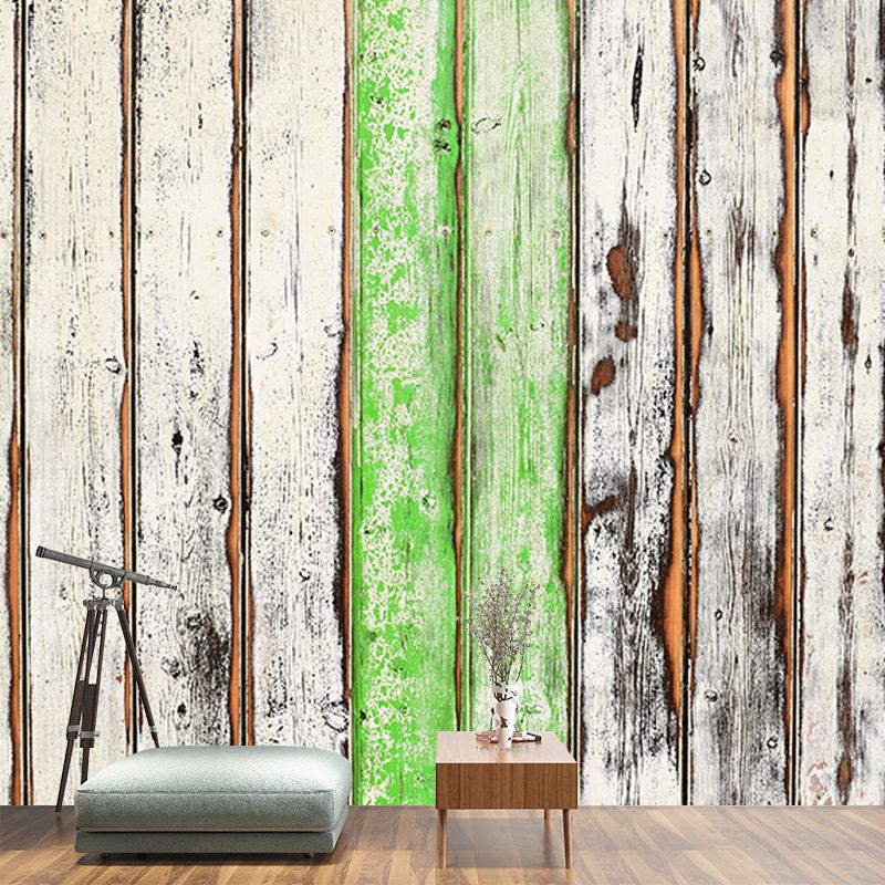 Kitchen Wall Mural Industrial Wood Texture Decorative Eco-friendly Wall Covering