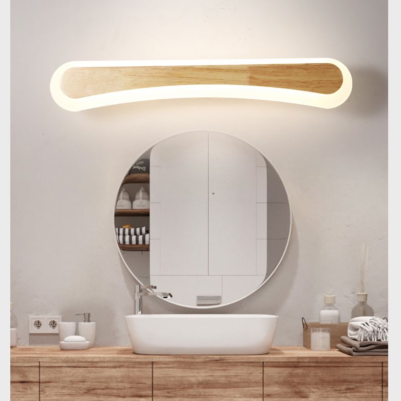 Luz de tocador de tocador de baño moderno LED LED LIGHTURES ACRYLIC SHADE