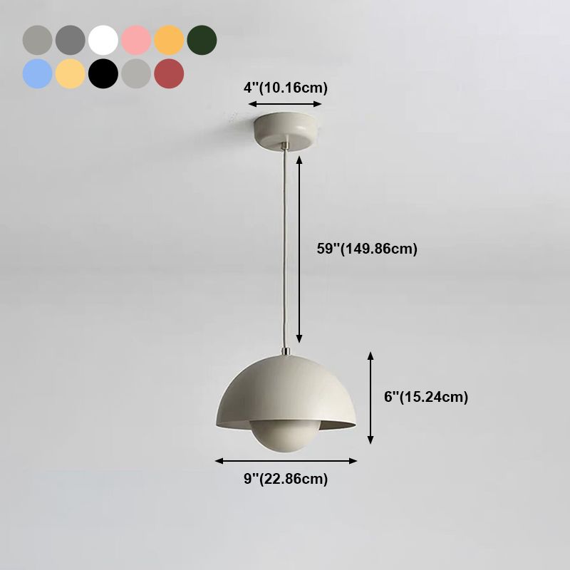 Bedroom Ceiling Pendant Light Metal Nordic Hanging Ceiling Light