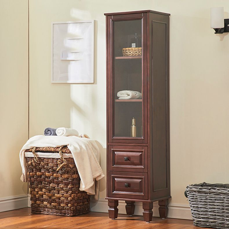 Mid-Century Modern Accent Cabinet Rectangle Cabinet with Storage