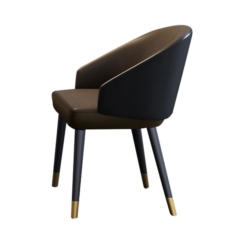 Glam Indoor Dining Table Set 1/4/5/7 Pieces Rectangle Trestle Dinette Set in Black