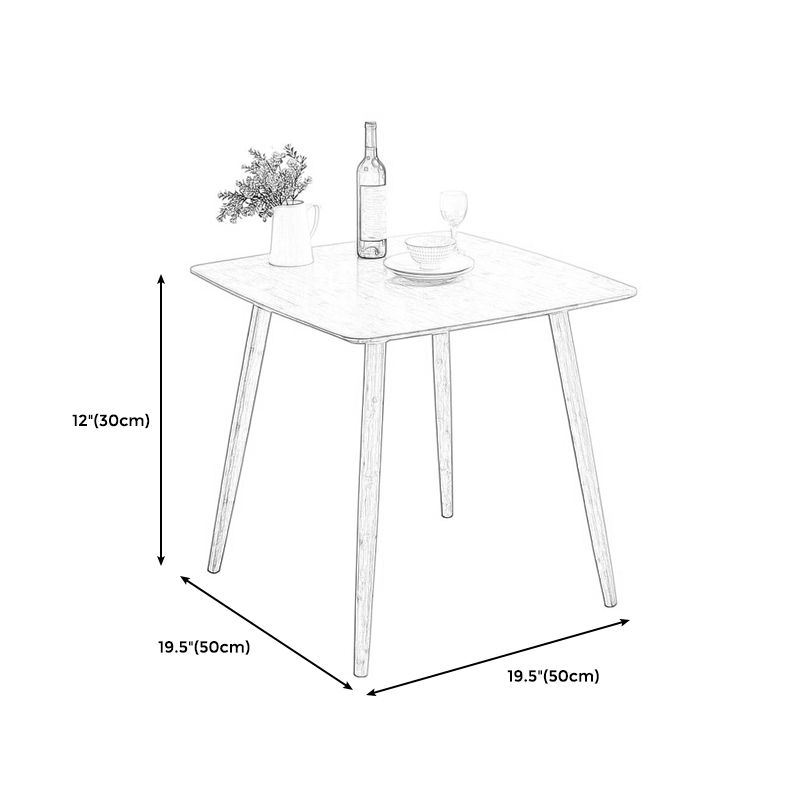 3/4 Legs Base Design Wood-based Craft/white Square/round Coffee Table