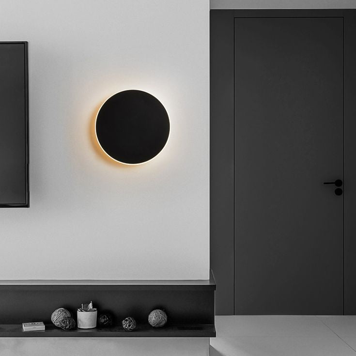 LED Atmosphere Wall Mount Lamp Minimalism Circle Shape Sconce Light for Bedroom Living Room