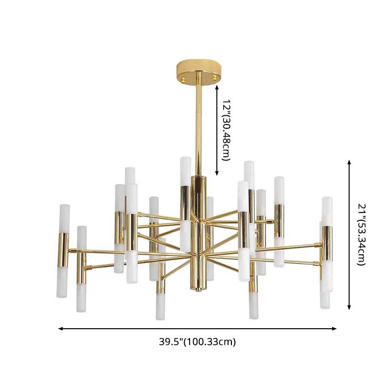 Acryl cilindrische hanger kroonluchter modern-stijl hangende kroonluchter voor woonkamer
