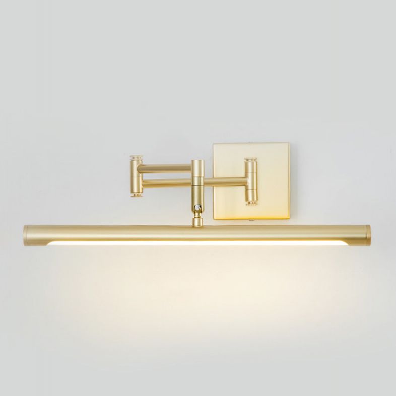 Modern Tube Vanity Lighting Fixtures Crystal 1 Light Vanity Wall Sconce