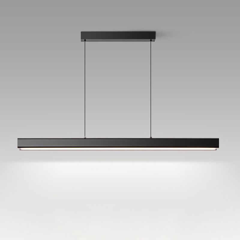 Long Strip Island Lampe Nordic Modern Style LED Hängende Licht für Esszimmer
