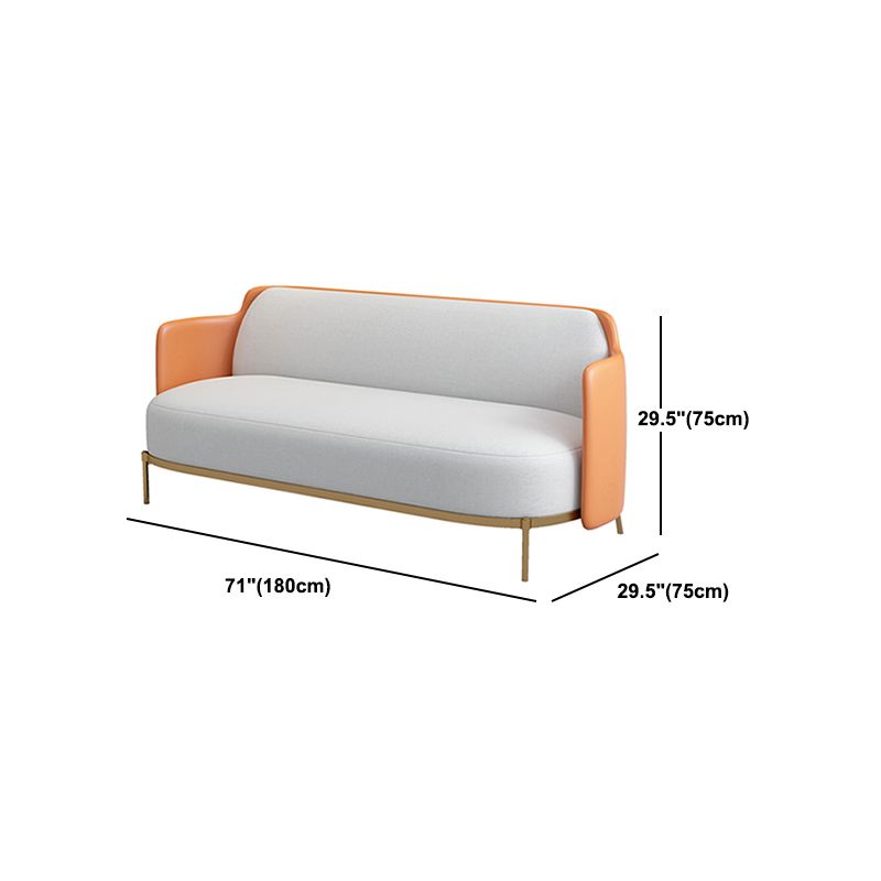 29.52" H Recessed Arm Sofa Contemporary Standard Sofa for Living Room
