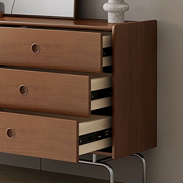 Modern Storage Chest Dresser Solid Wood Dresser with 5/6/9 Drawers