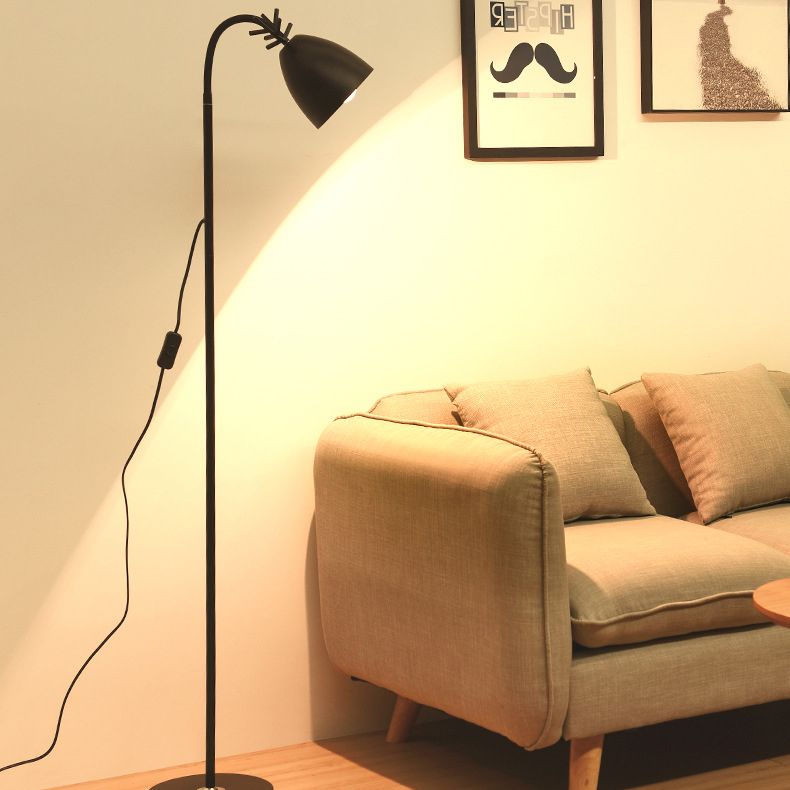 Rotatable Glockenbodenleuchte Makkaronstil Metall 1-Licht Schlafzimmer Lesenstöbem