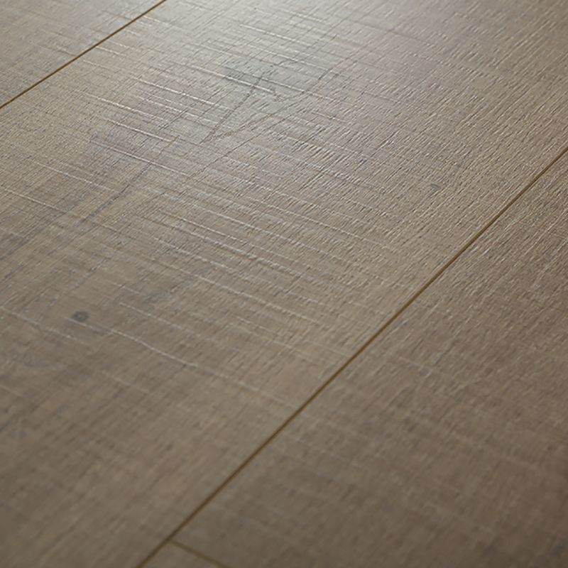 Brown Wood Laminate Flooring Scratch Resistance Matte Laminate Plank Flooring