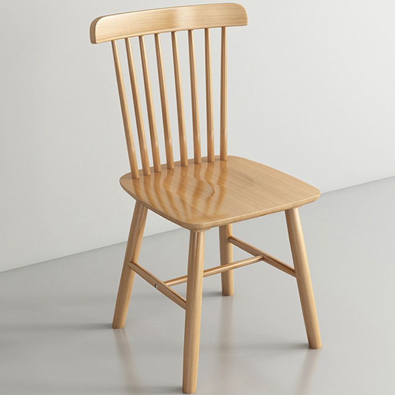 Minimalistischer Stil Massivholz Top Esstisch Set von Rechteckform Formales Esnette Set