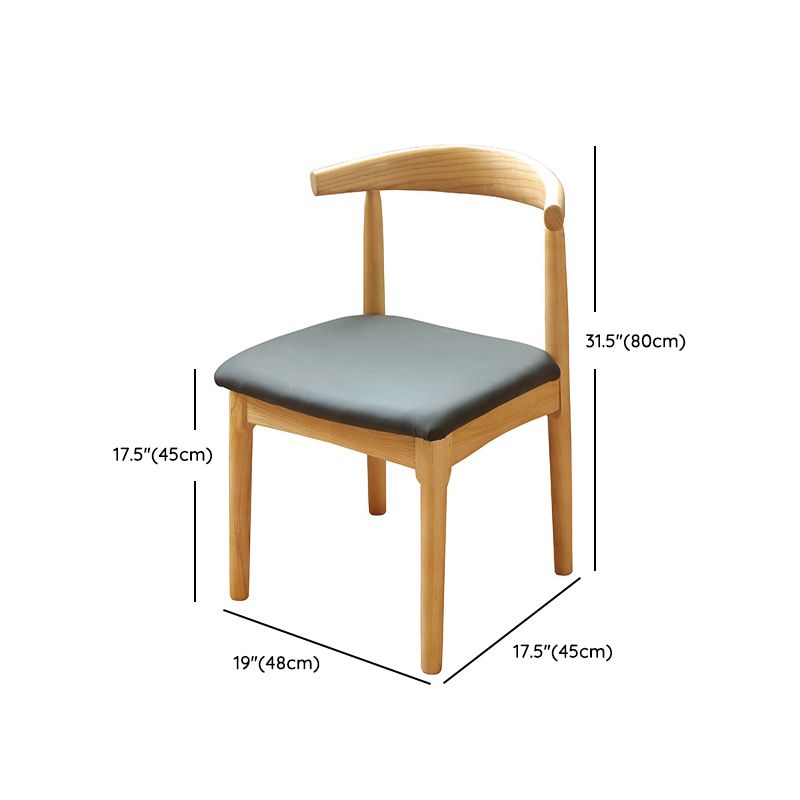 Natural Finish Pine Wood Dining Set 1/2/3/5/7 Pieces Modern Dinette Set