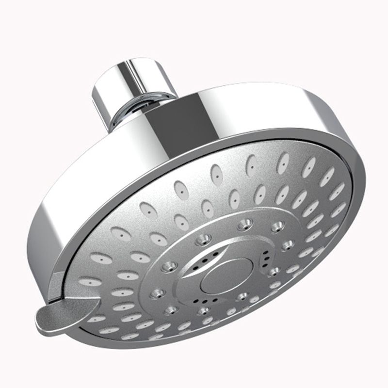 Wall Mounted Metal Shower Head Modern Round Fixed Shower Head