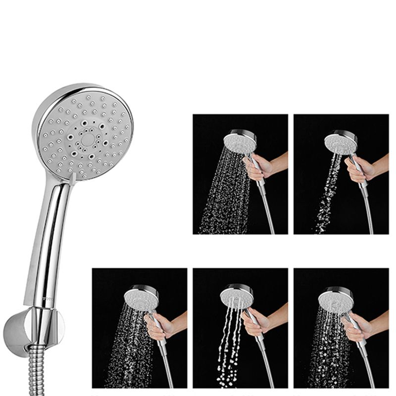 Contemporary Shower Head Round Handheld Shower Head in Bathroom