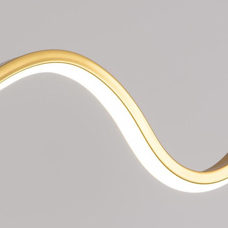 2-Light Modern Island Lighting Golden/Black/White LED Ceiling Light for Bedroom
