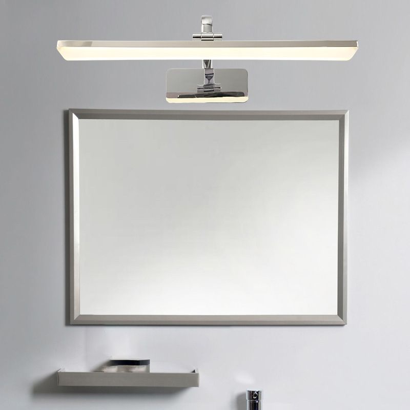 Luz de tocador de metal de estilo moderno Luz de espejo LED lineal para el baño