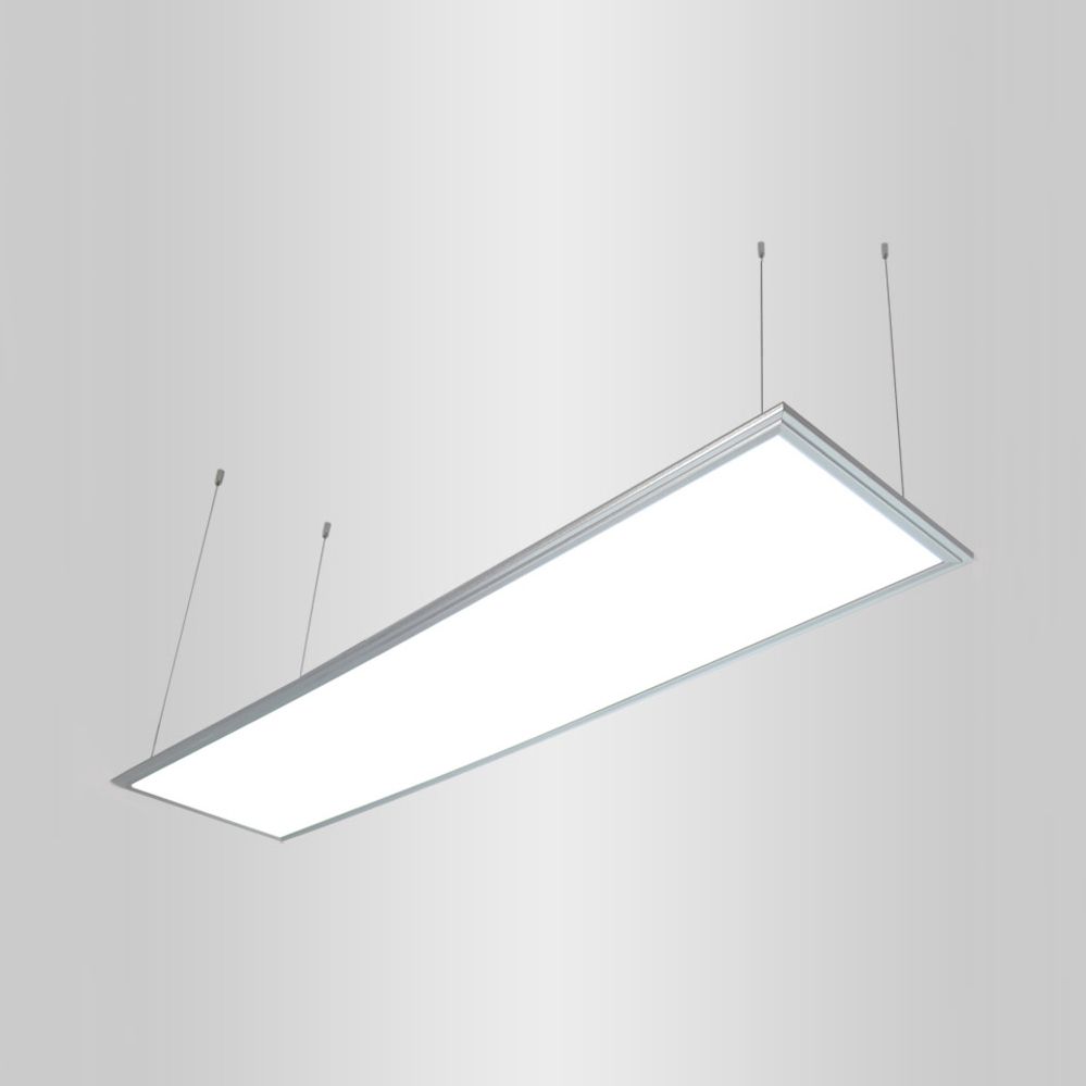 12 "/23.5"/47 "de ancho/rectangular metal colgante de metal simplicidad lámpara de techo blanco led accesorio de techo blanco con difusor acrílico