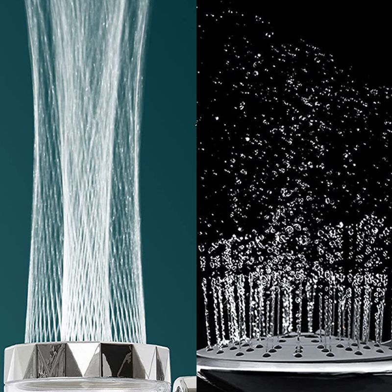 Handheld Shower Head Adjustable Water Flow Wall-Mount Hand Shower