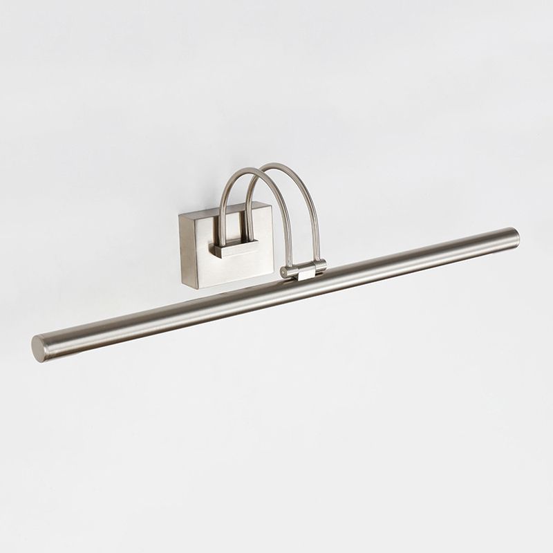 Metal lineare a forma di parete sconce moderno stile singolo specchio a parete luce montata