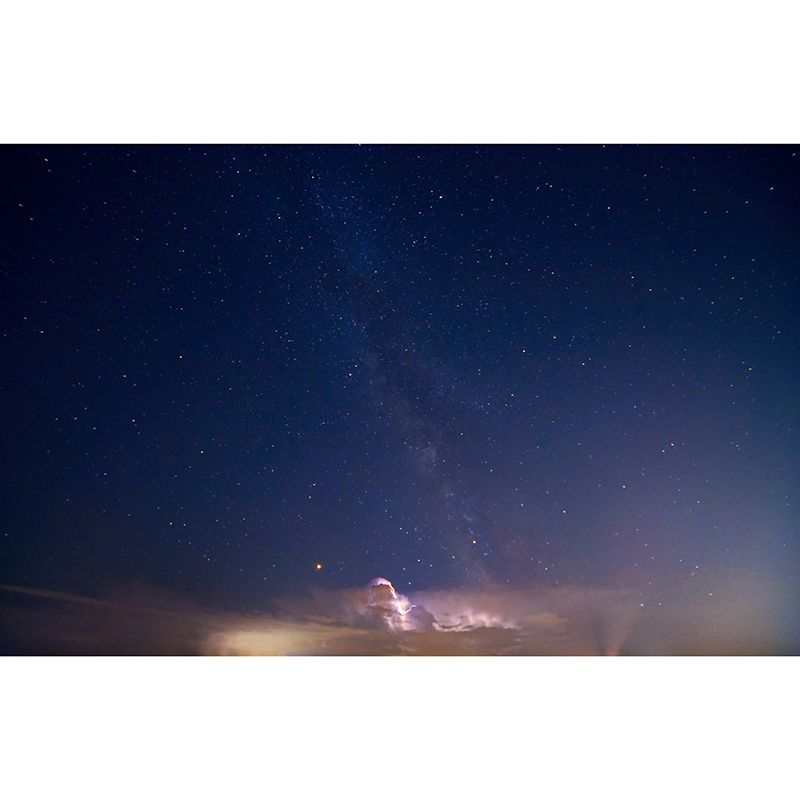 Distant Universe Moisture Resistant Wall Covering for Living Room, Made to Measure