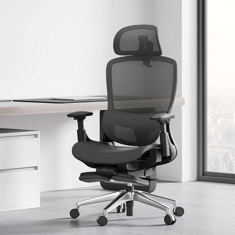 Adjustable Arms Office Chair Mesh Desk Chair with Wheels for Home