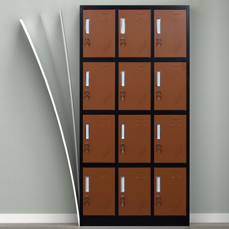 Metal Contemporary Cabinet for Home Matte Finish Storage Cabinet