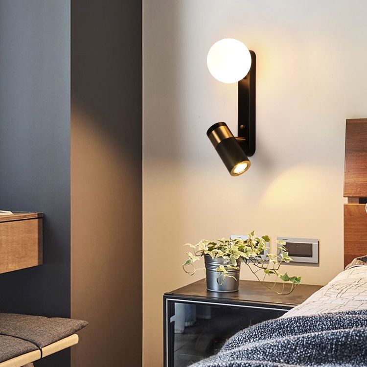 Minimalismus Rotatierbares Leuchtenleuchte zeitgenössische Wandleuchte für Schlafzimmer