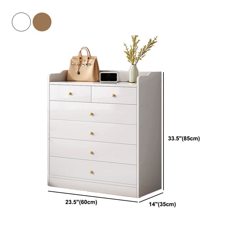 Contemporary Rectangle Manufactured Wood And Standard with Drawer Chest