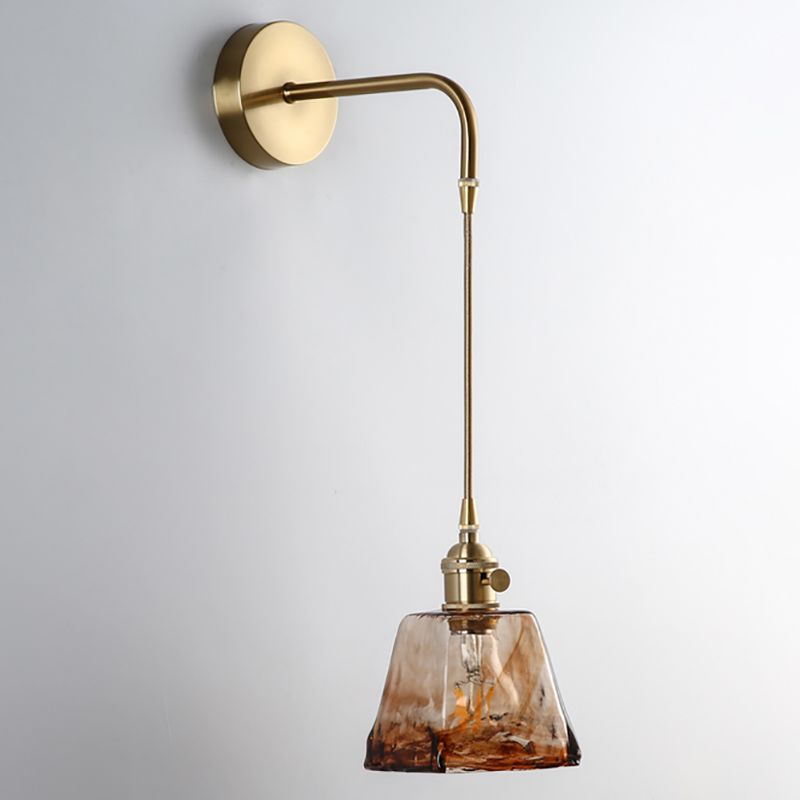 Lámpara de pared de vidrio creativo moderno lámpara de pared simple para comedor
