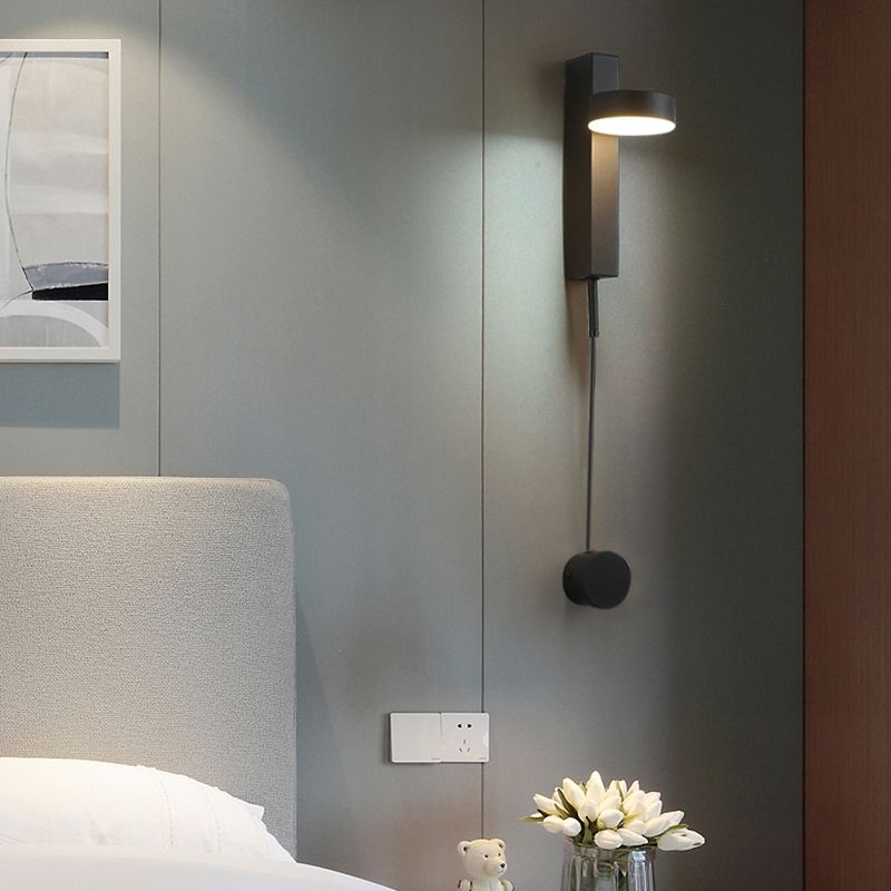 Runde Form Metall Wandleuchter moderner Stil mit einer Lichtwandhalterung Beleuchtung