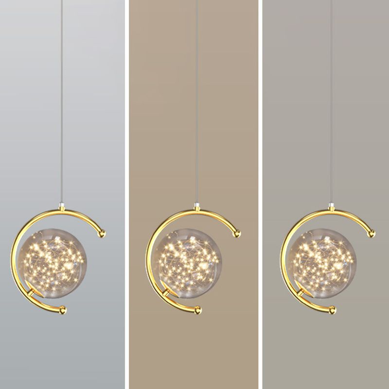Kogellichtophanging hanger moderne eenvoudige glashanglampen voor restaurant