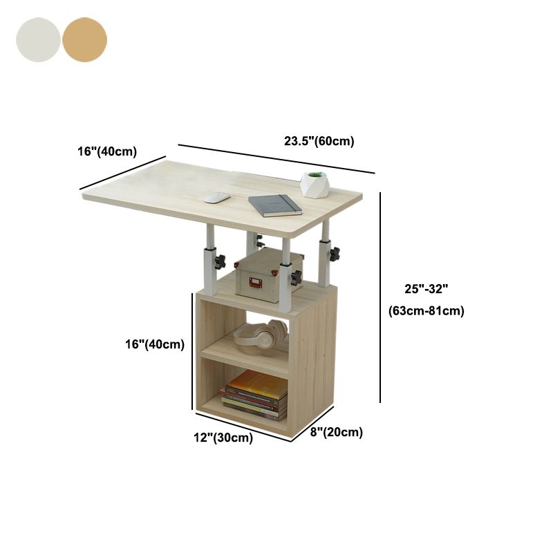 Contemporary Adjustable Writing Desk Rectangular Standing Desk Converter