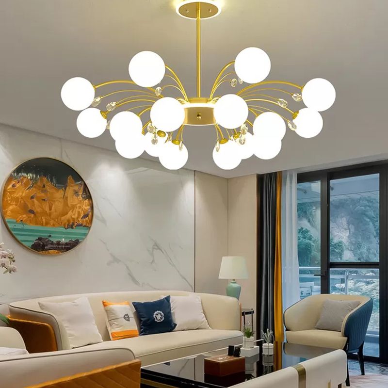Globe Pendant Lights Modern Glass Pendant Lighting Fixture for Living Room