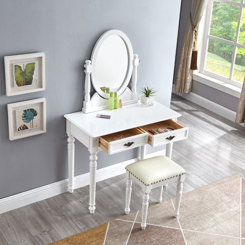 Wooden Vanity Dressing Table Traditional Vanity Makeup Table Set