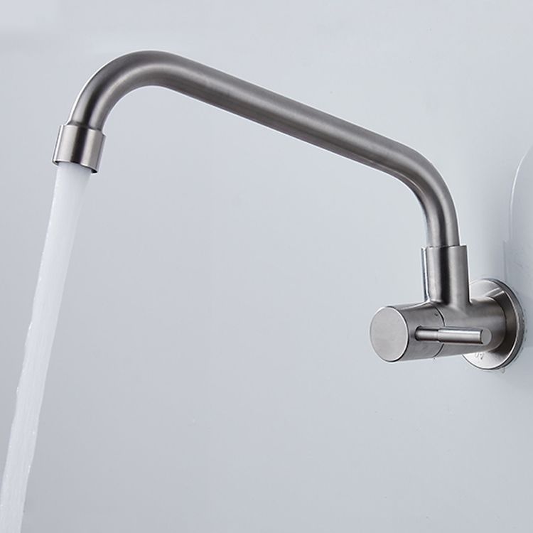 Contemporary Style Bar Faucet Metal Wall-mounted Kitchen Faucet