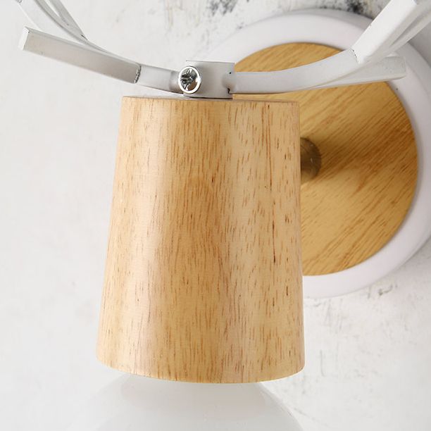 1-Light Unique Wall Sconce Modern Style Metal Wall Lighting for Dining Room